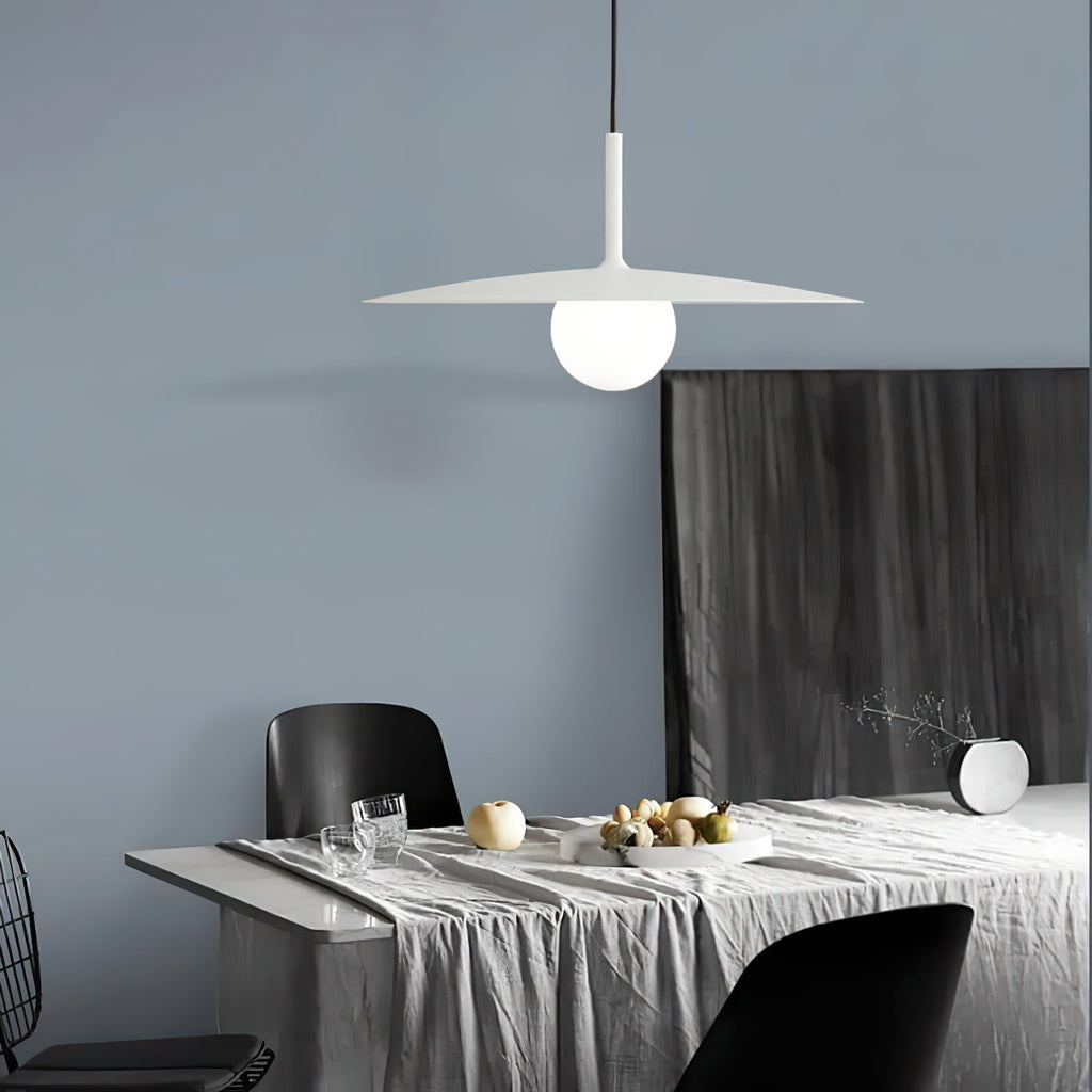 Lustra Suspension Lampe Abat-jour Plat pour Salon - Neutralighting