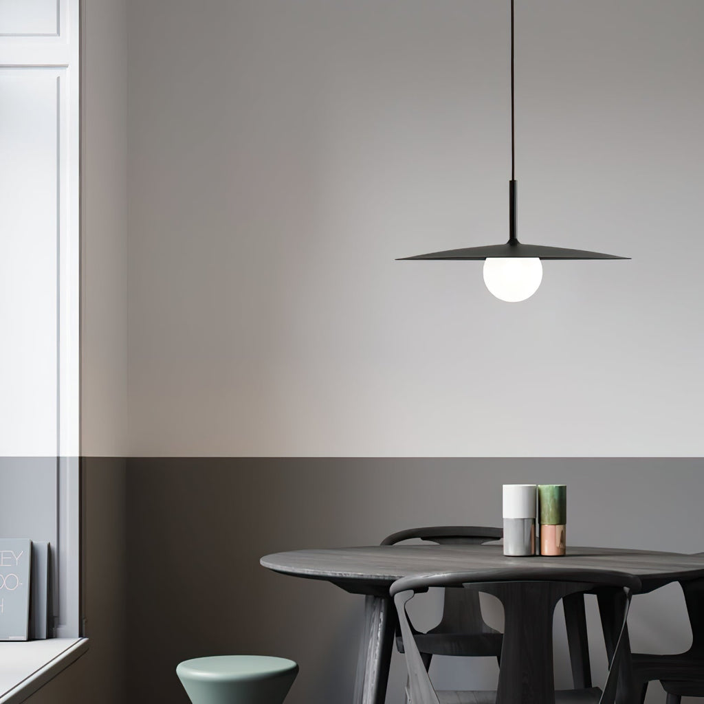 Lustra Suspension Lampe Abat-jour Plat pour Salon - Neutralighting