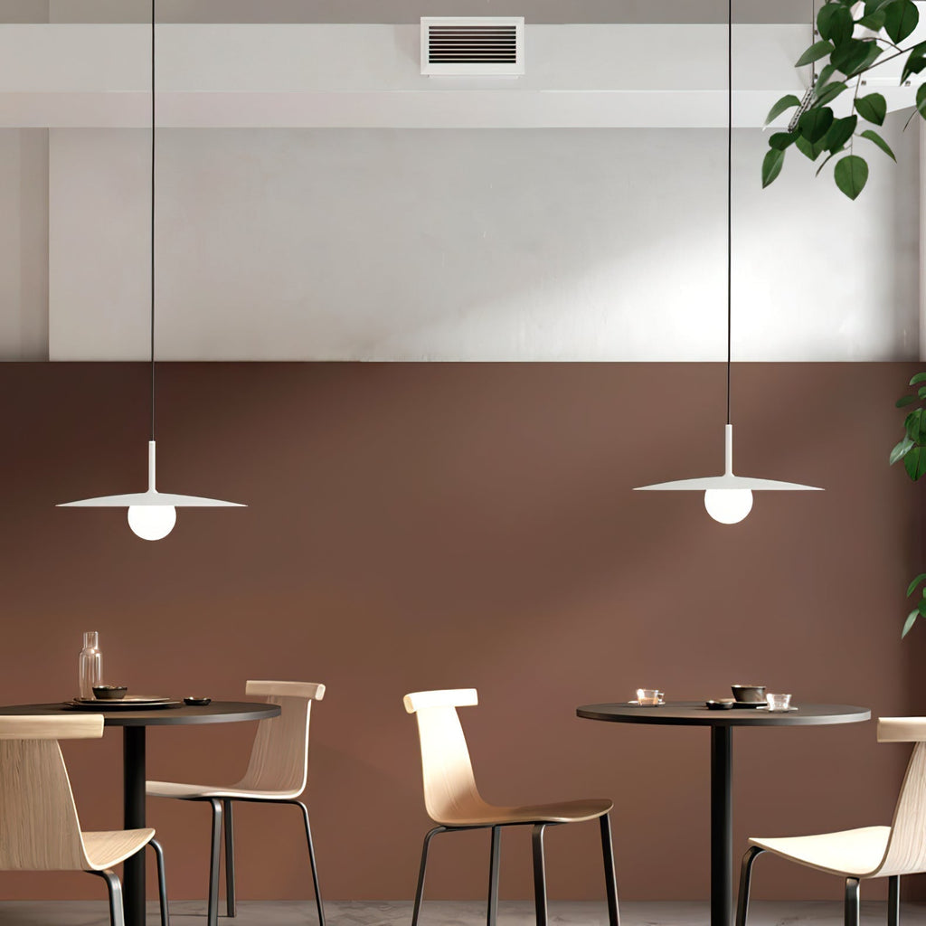 Lustra Suspension Lampe Abat-jour Plat pour Salon - Neutralighting