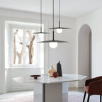 Lustra Suspension Lampe Abat-jour Plat pour Salon - Neutralighting
