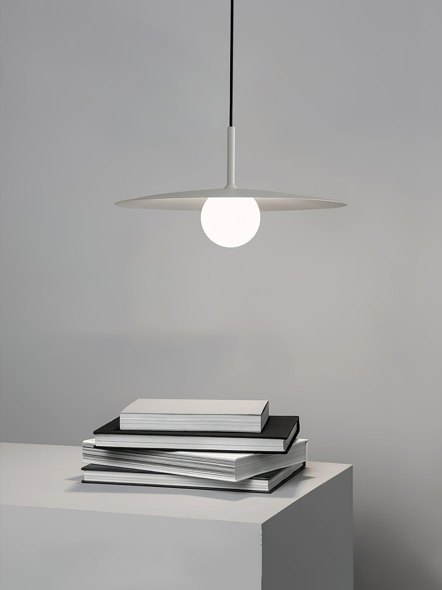 Lustra Suspension Lampe Abat-jour Plat pour Salon - Neutralighting