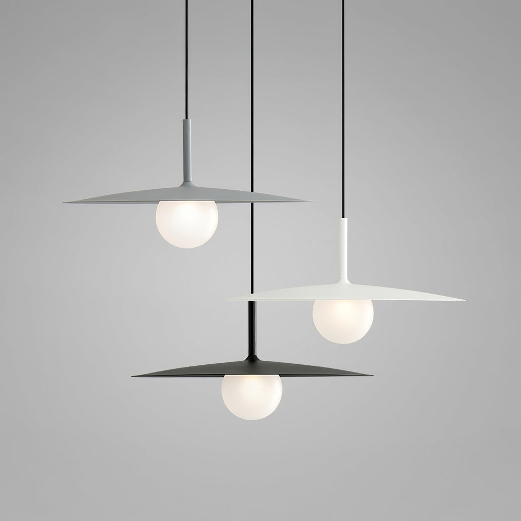 Lustra Suspension Lampe Abat-jour Plat pour Salon - Neutralighting
