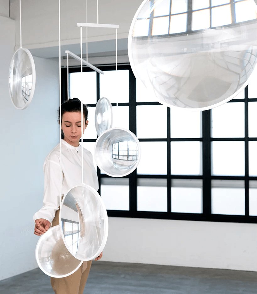 Veloria Suspension Artistique en Verre - Neutralighting