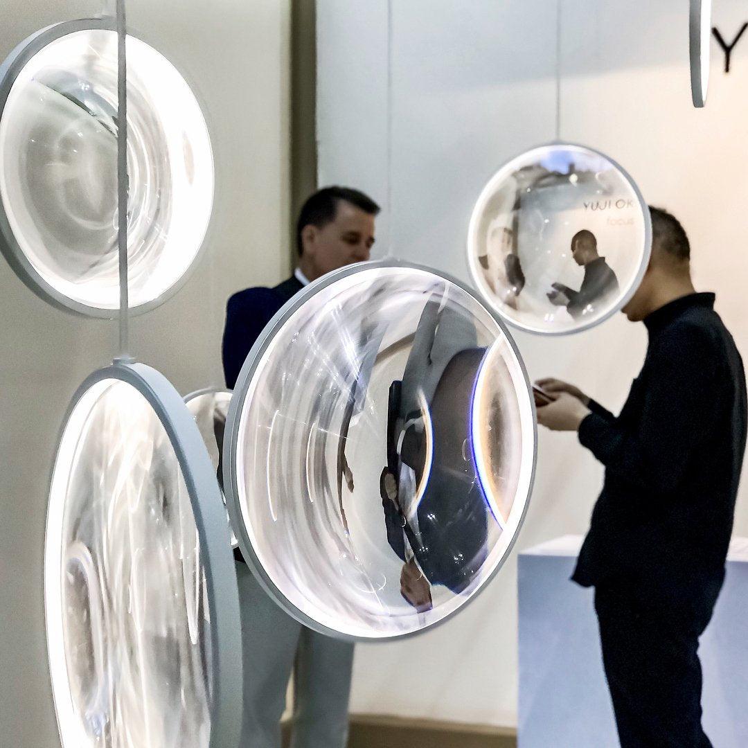 Veloria Suspension Artistique en Verre - Neutralighting