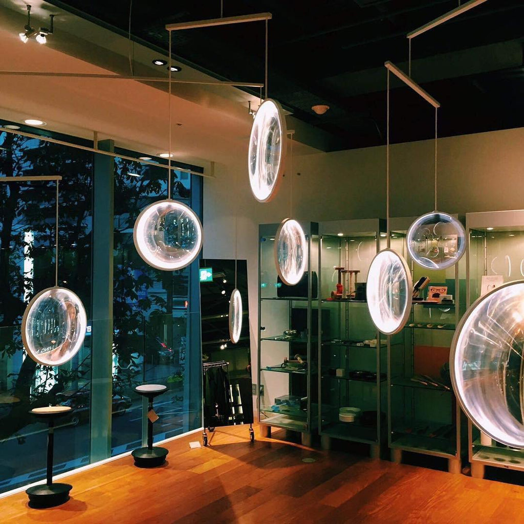 Veloria Suspension Artistique en Verre - Neutralighting