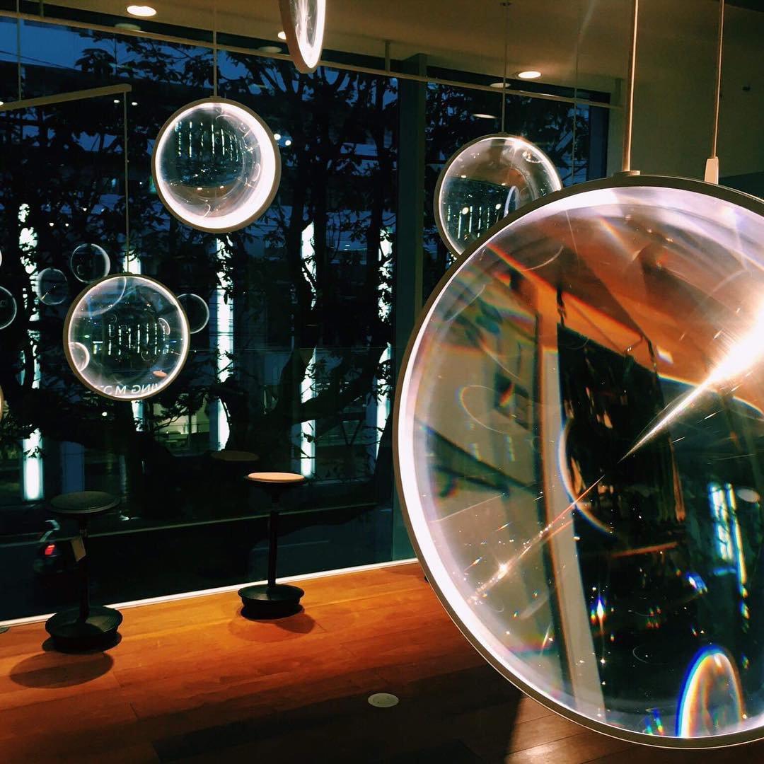 Veloria Suspension Artistique en Verre - Neutralighting