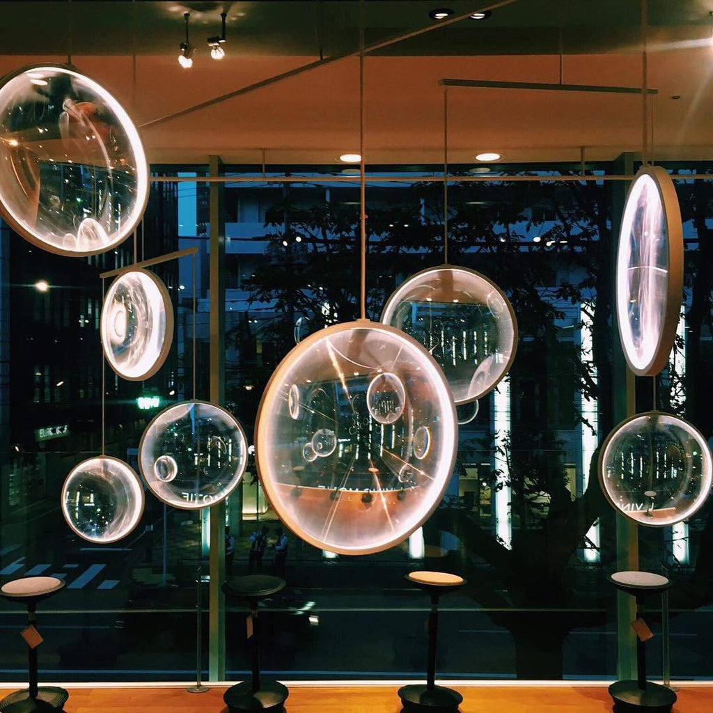 Veloria Suspension Artistique en Verre - Neutralighting