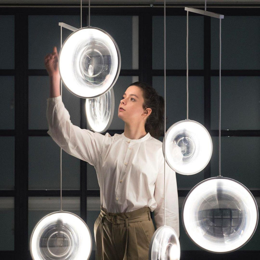 Veloria Suspension Artistique en Verre - Neutralighting