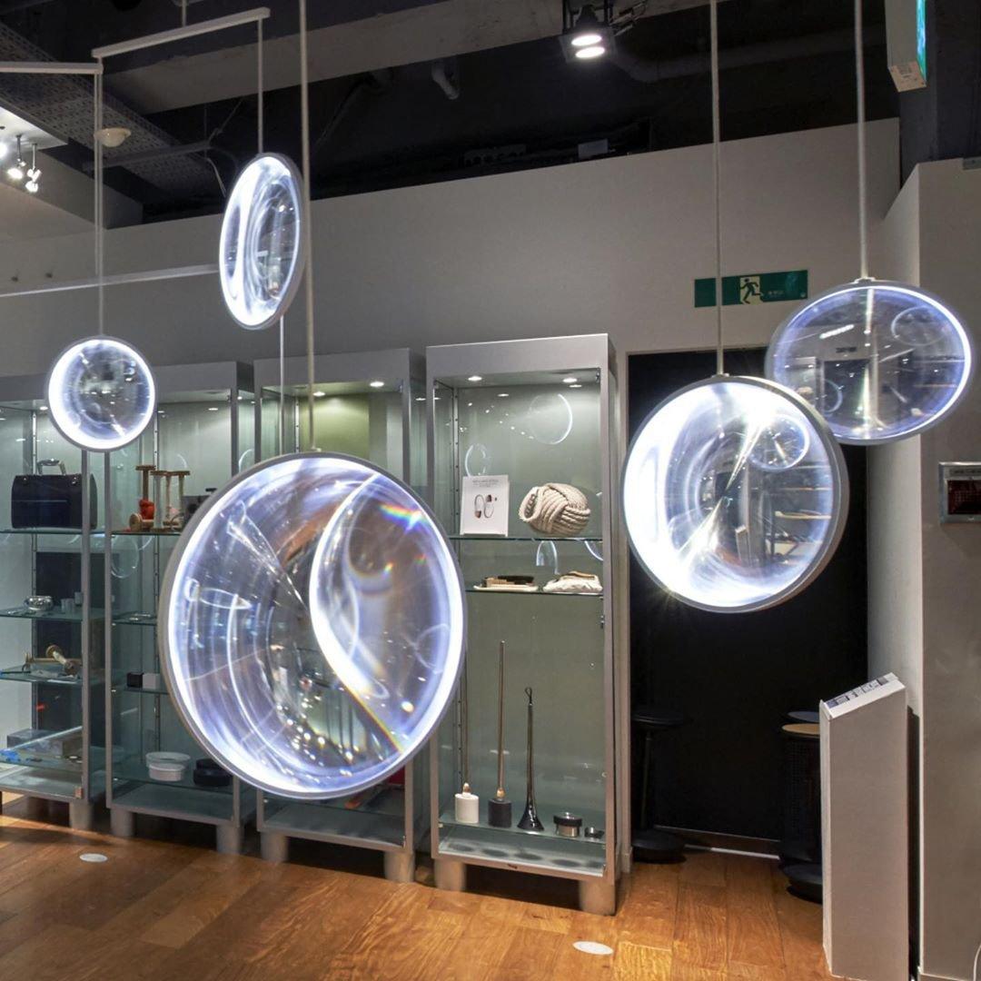 Veloria Suspension Artistique en Verre - Neutralighting