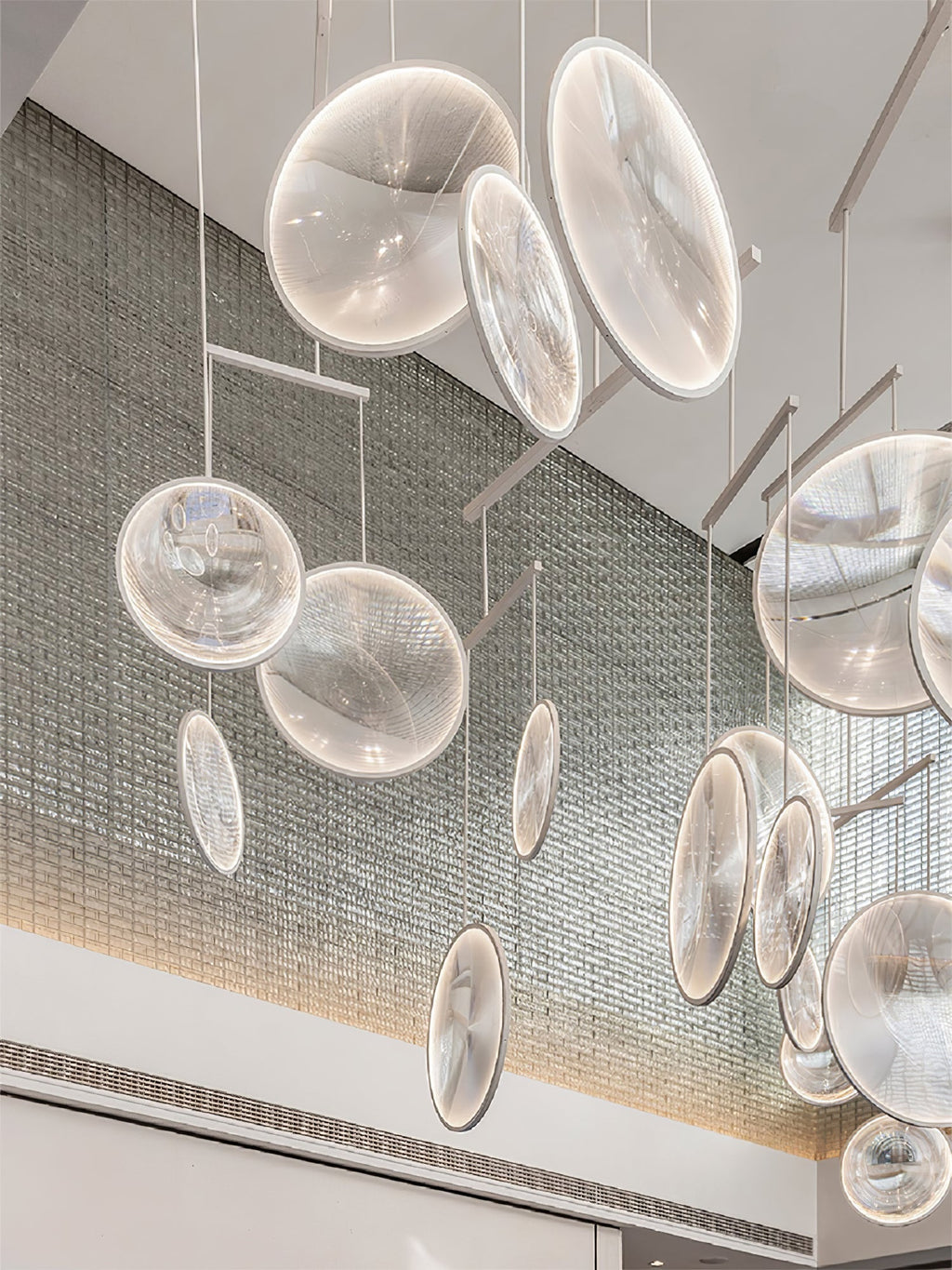 Veloria Suspension Artistique en Verre - Neutralighting
