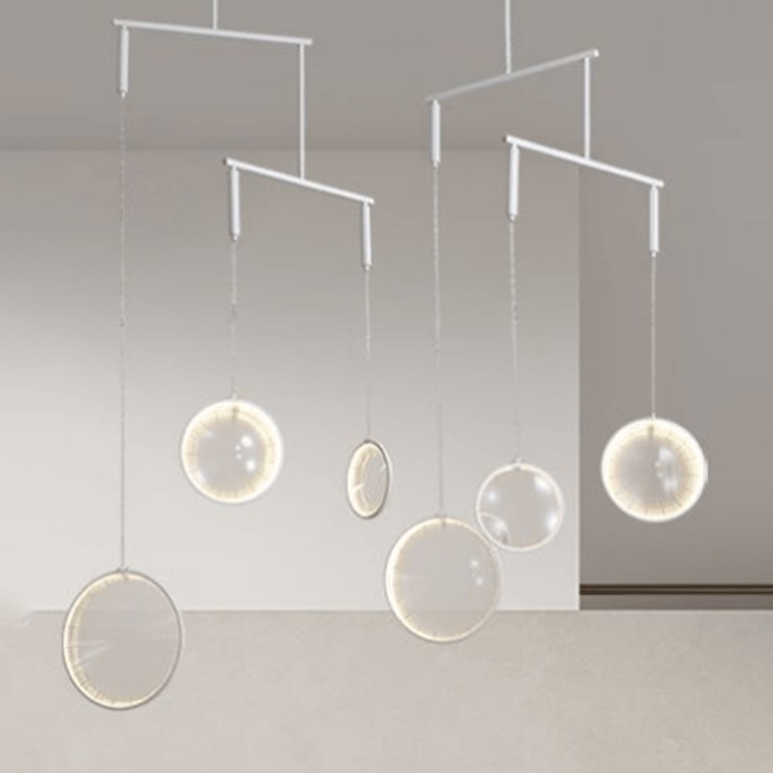 Veloria Suspension Artistique en Verre - Neutralighting