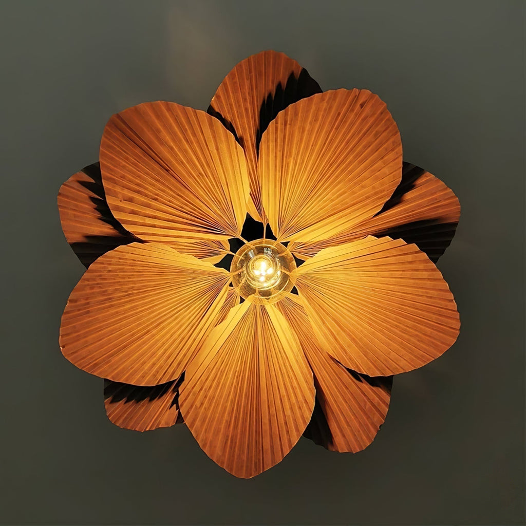 Lustra Suspension Lampe Feuille de Lotus en Papier Pliée Florale - Neutralighting