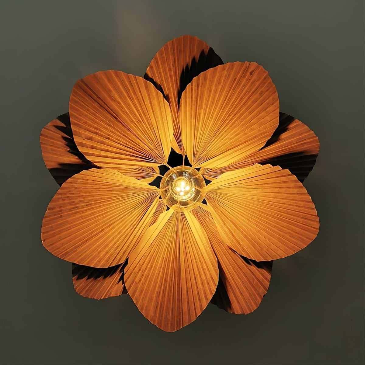 Lustra Suspension Lampe Feuille de Lotus en Papier Pliée Florale - Neutralighting