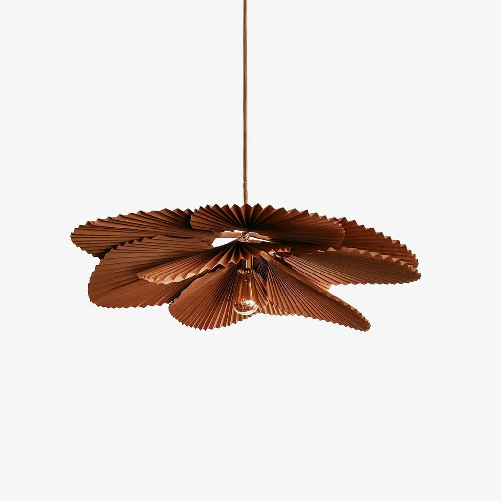 Lustra Suspension Lampe Feuille de Lotus en Papier Pliée Florale - Neutralighting