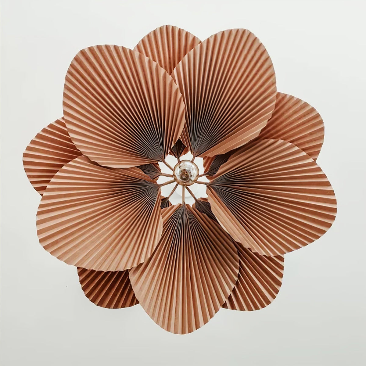 Lustra Suspension Lampe Feuille de Lotus en Papier Pliée Florale - Neutralighting