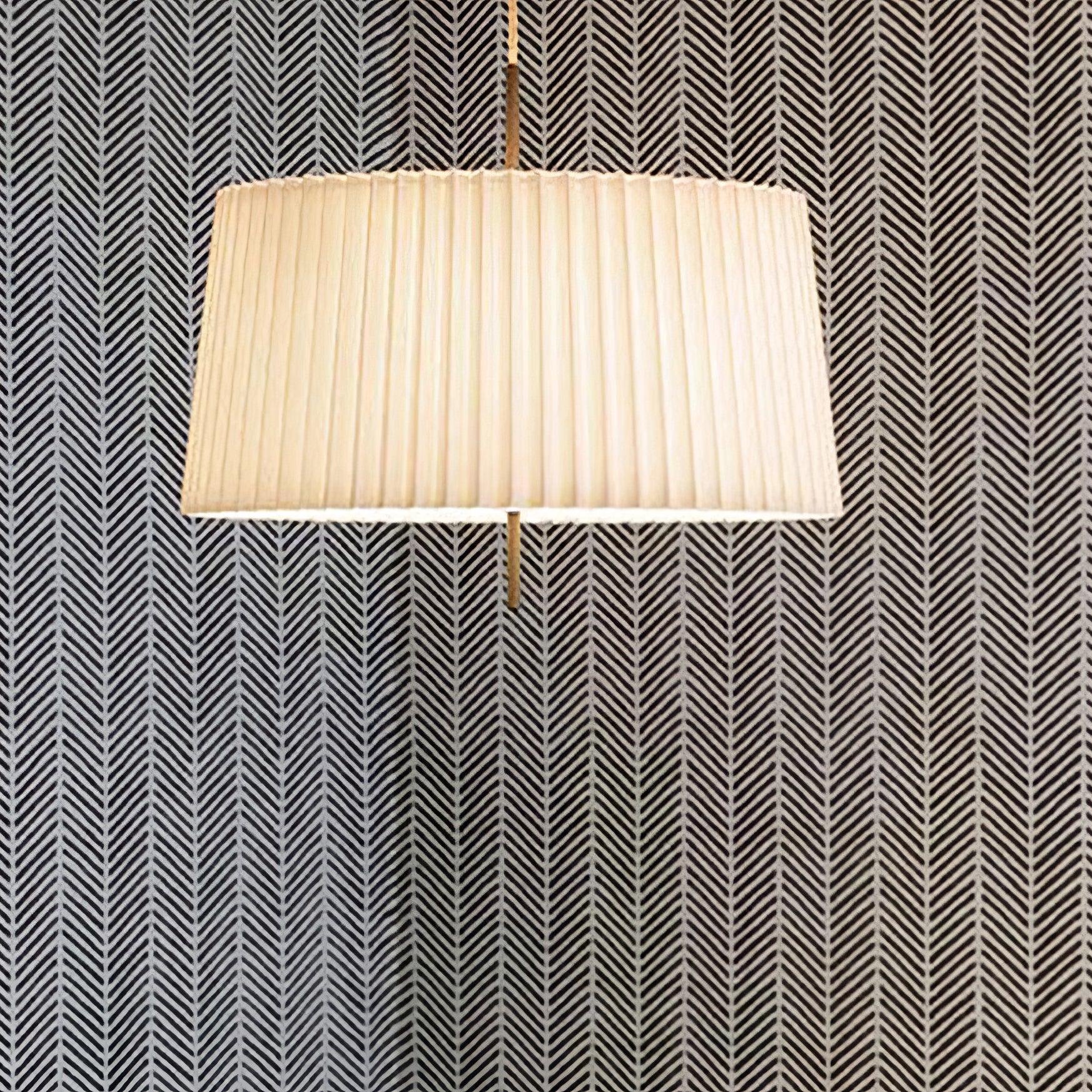 Folie Lampe Pendante Plissée Minimaliste Sérénité - Neutralighting