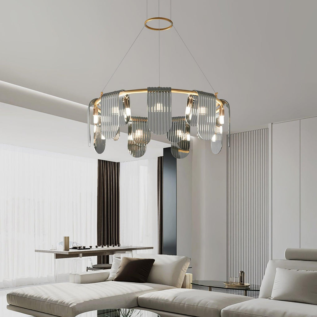 Leo Chandelier en Verre Moderne - Neutralighting