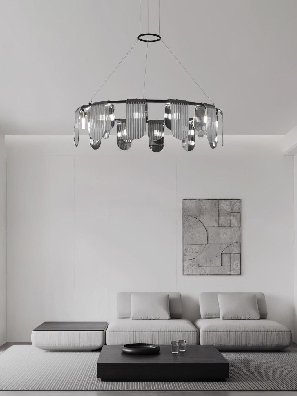 Leo Chandelier en Verre Moderne - Neutralighting