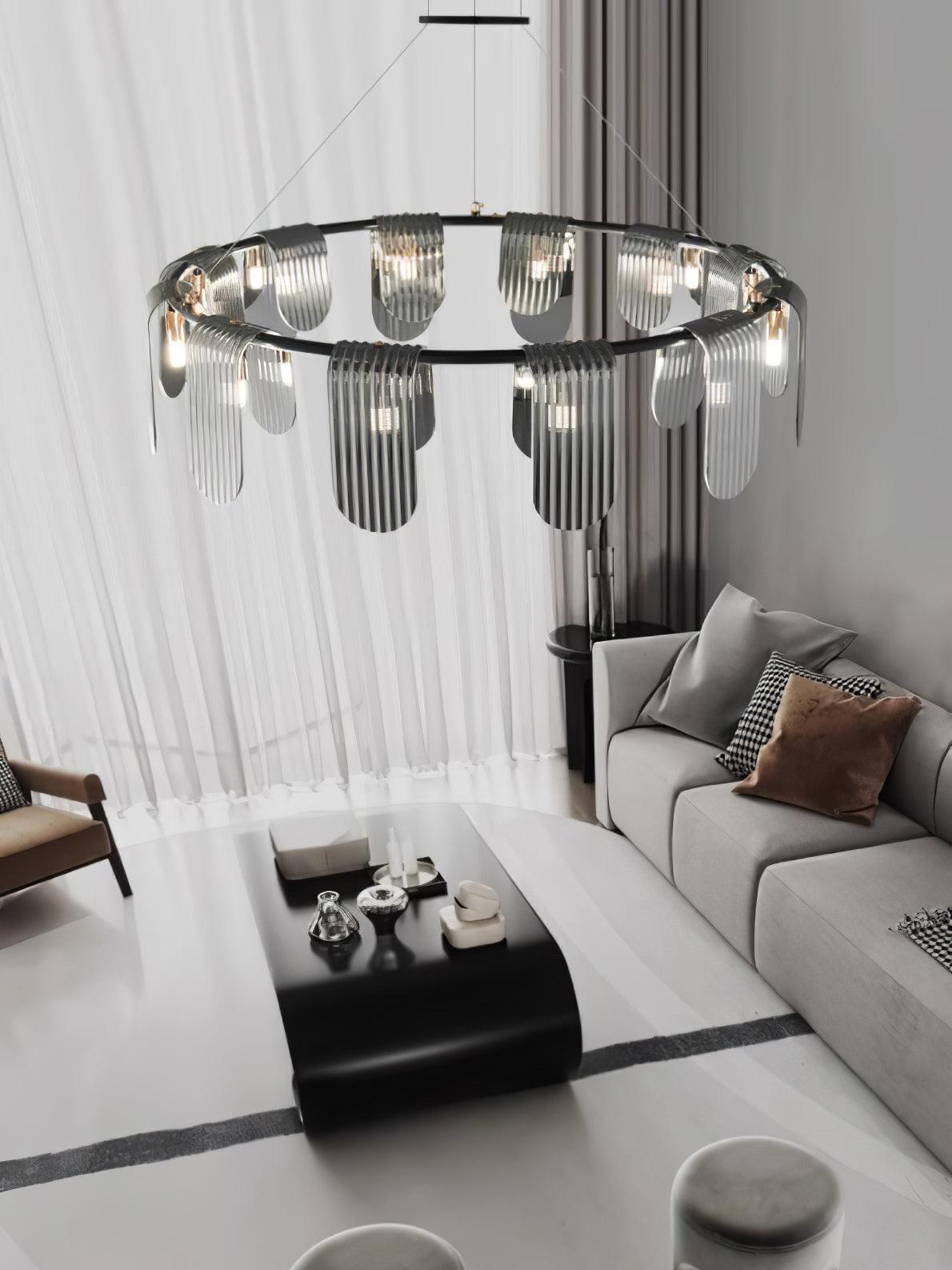 Leo Chandelier en Verre Moderne - Neutralighting