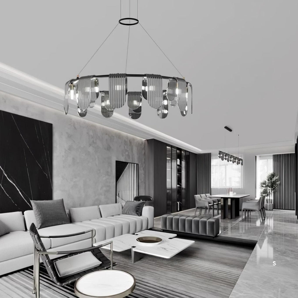 Leo Chandelier en Verre Moderne - Neutralighting