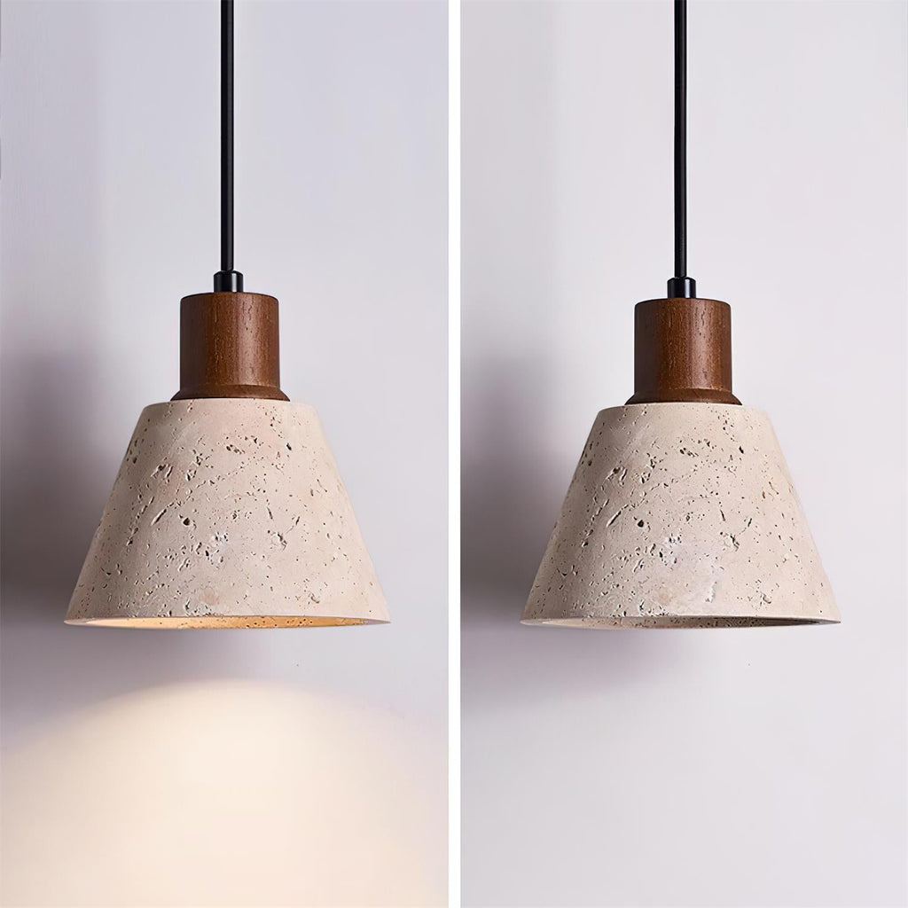 Ritta Lampe Pendante Travertin Moderne En Groupe - Neutralighting
