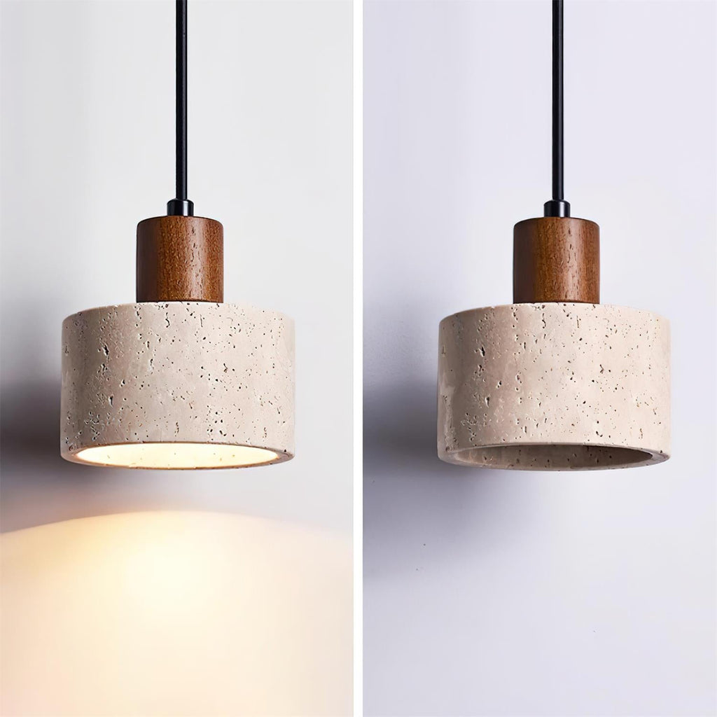 Ritta Lampe Pendante Travertin Moderne En Groupe - Neutralighting
