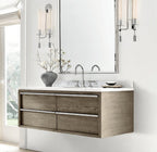 Lustra Applique Murale Laiton Minimaliste Verre Cannelé - Neutralighting