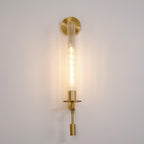 Ceshaisra French Classicism Plug-in Brass Glass Wall Lamp - Neutralighting