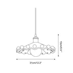 Pixen Suspension Avec Abat-Jour Céramique Ondulé - Neutralighting