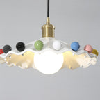 Pixen Suspension Avec Abat-Jour Céramique Ondulé - Neutralighting
