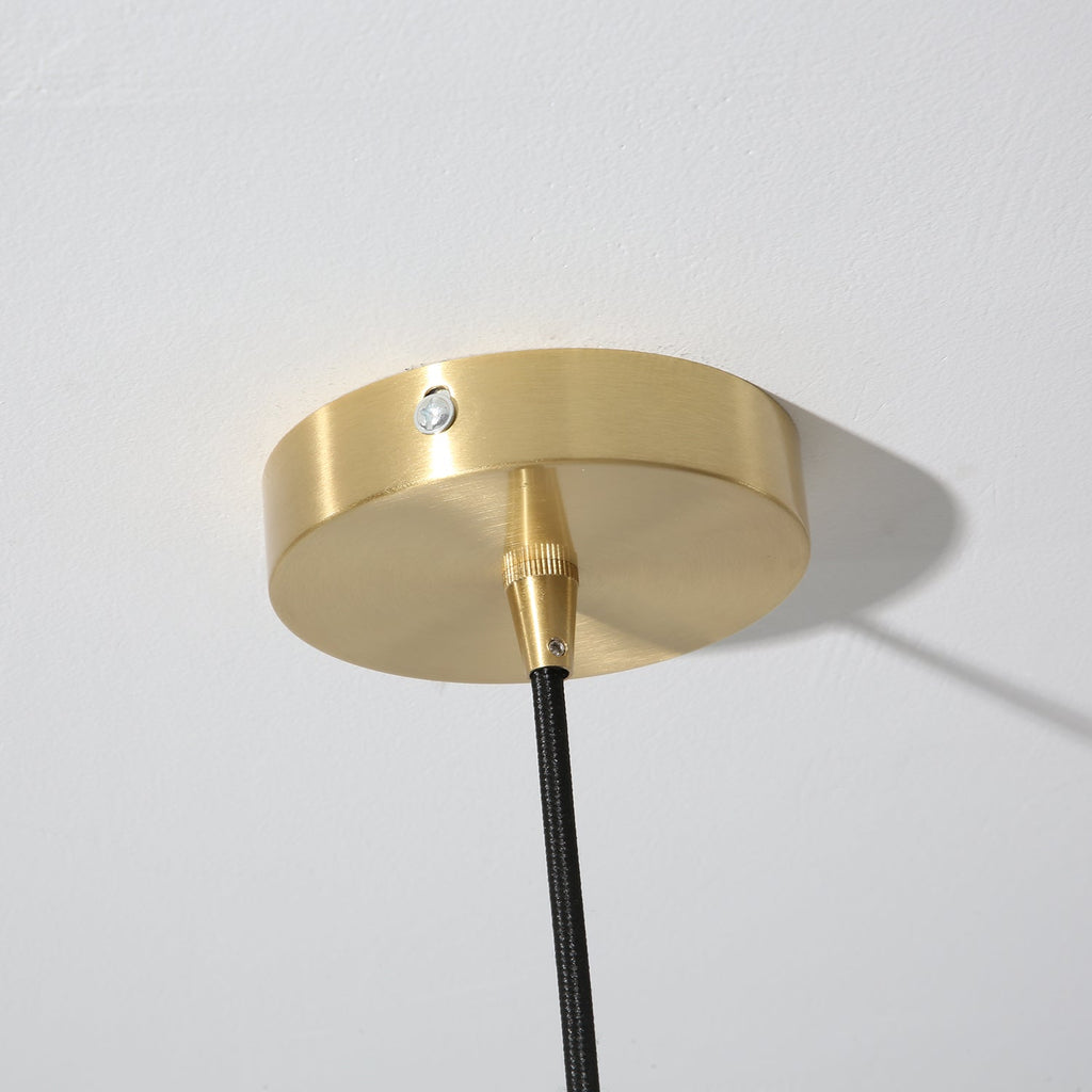Pixen Suspension Avec Abat-Jour Céramique Ondulé - Neutralighting