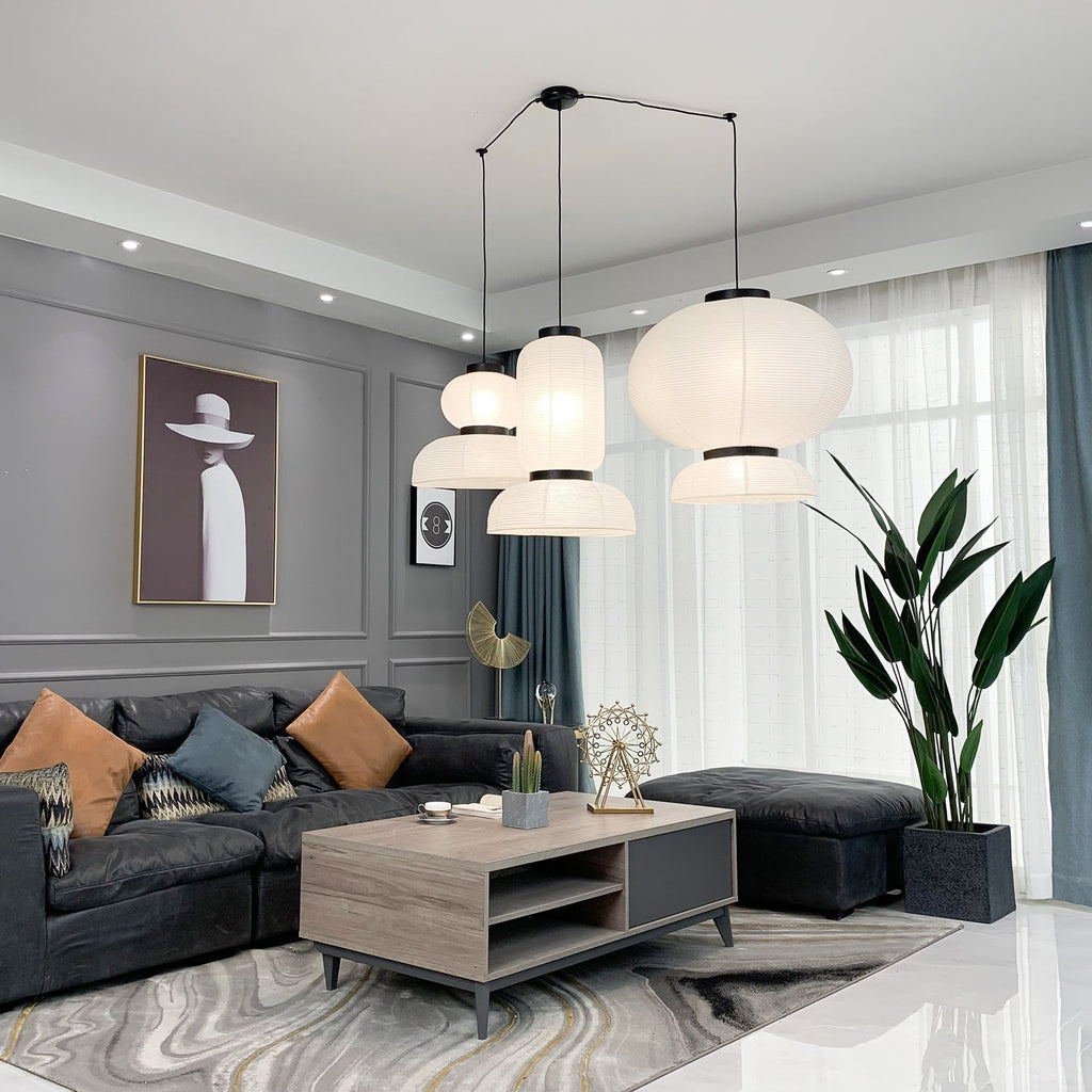 Tessire Lampe Suspendue Scandinave en Papier - Neutralighting