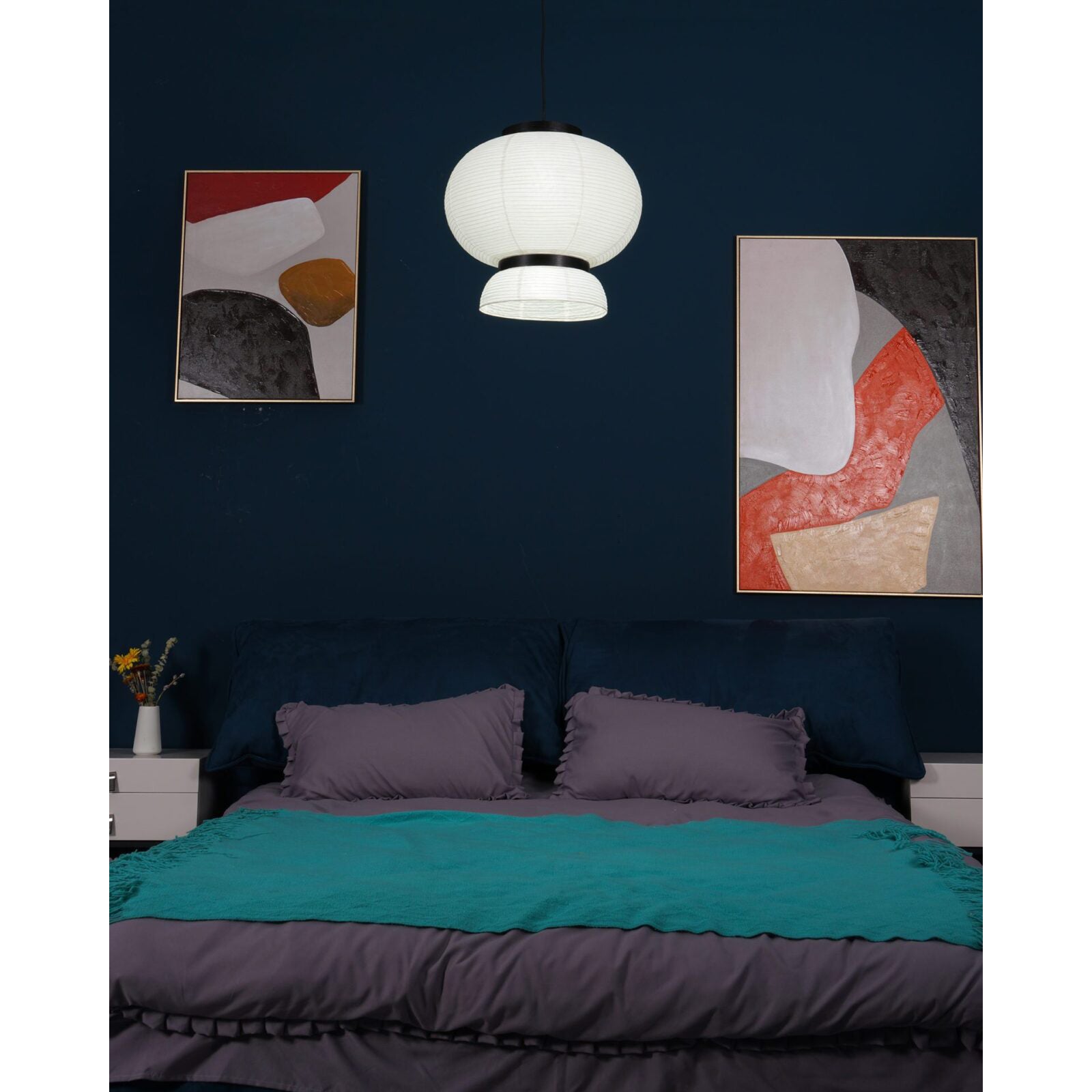 Cutheion Suspension Papier De Riz Créativité Individuelle - Neutralighting
