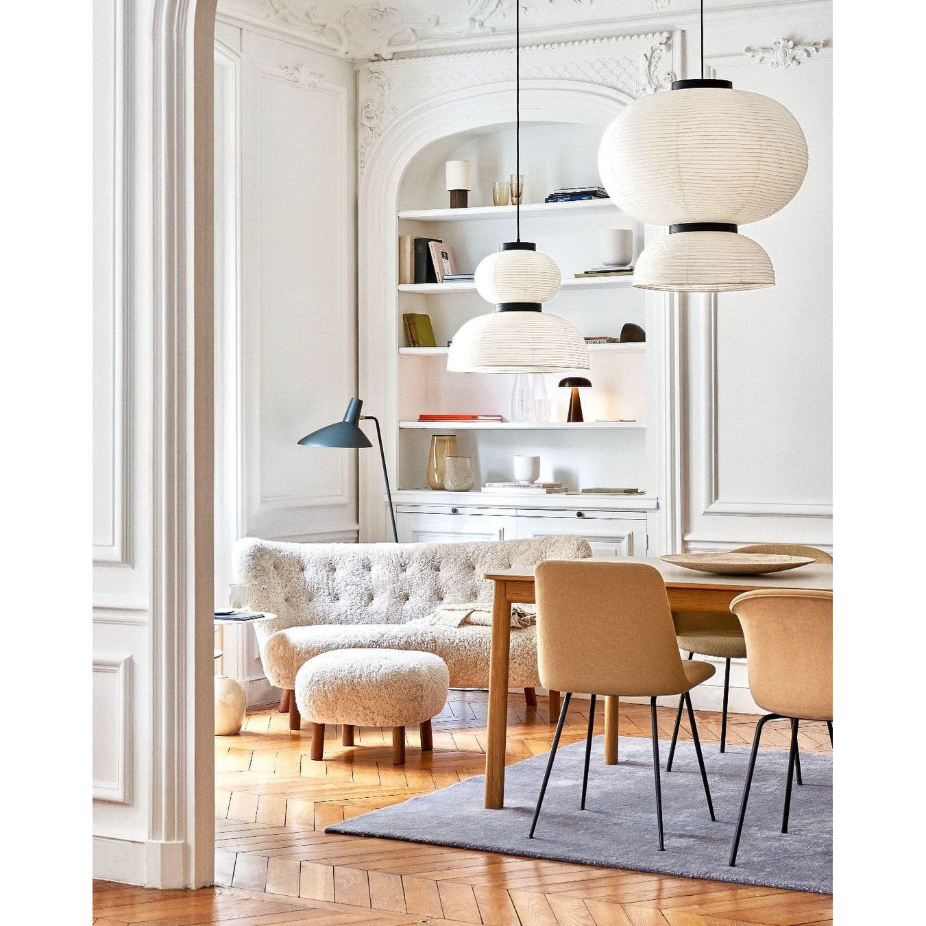 Cutheion Suspension Papier De Riz Créativité Individuelle - Neutralighting