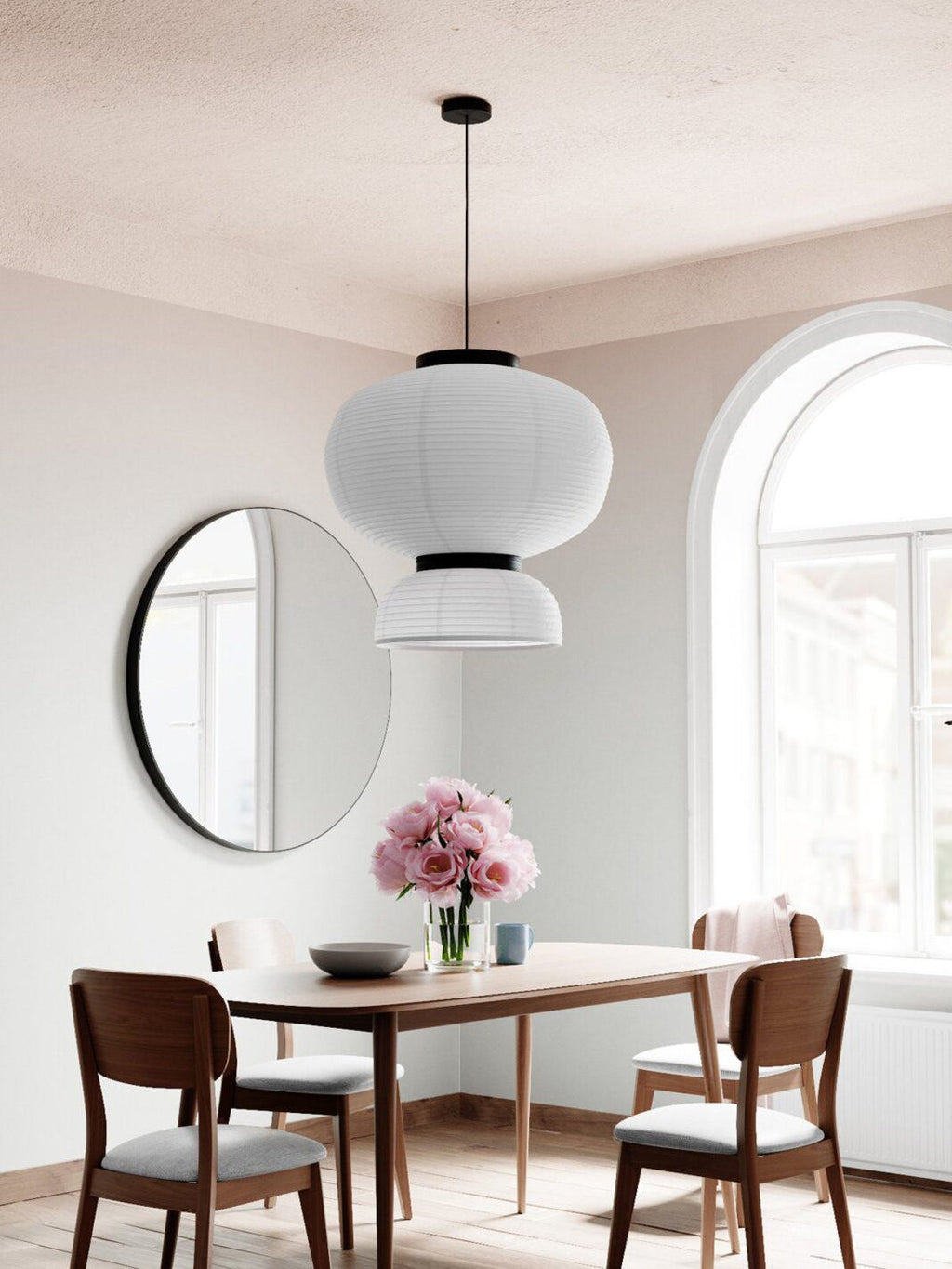 Cutheion Suspension Papier De Riz Créativité Individuelle - Neutralighting
