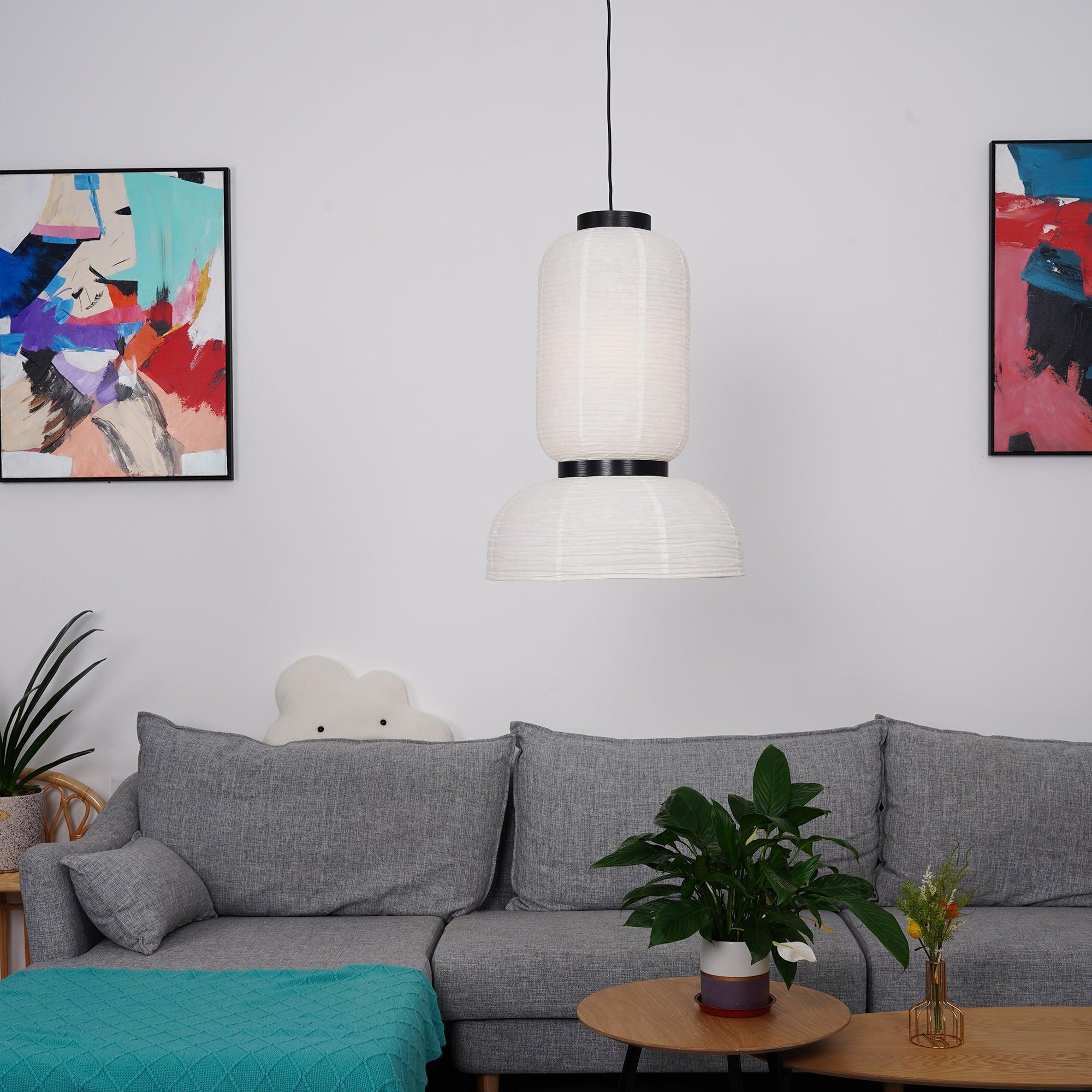 Tessire Lampe Suspendue Scandinave en Papier - Neutralighting