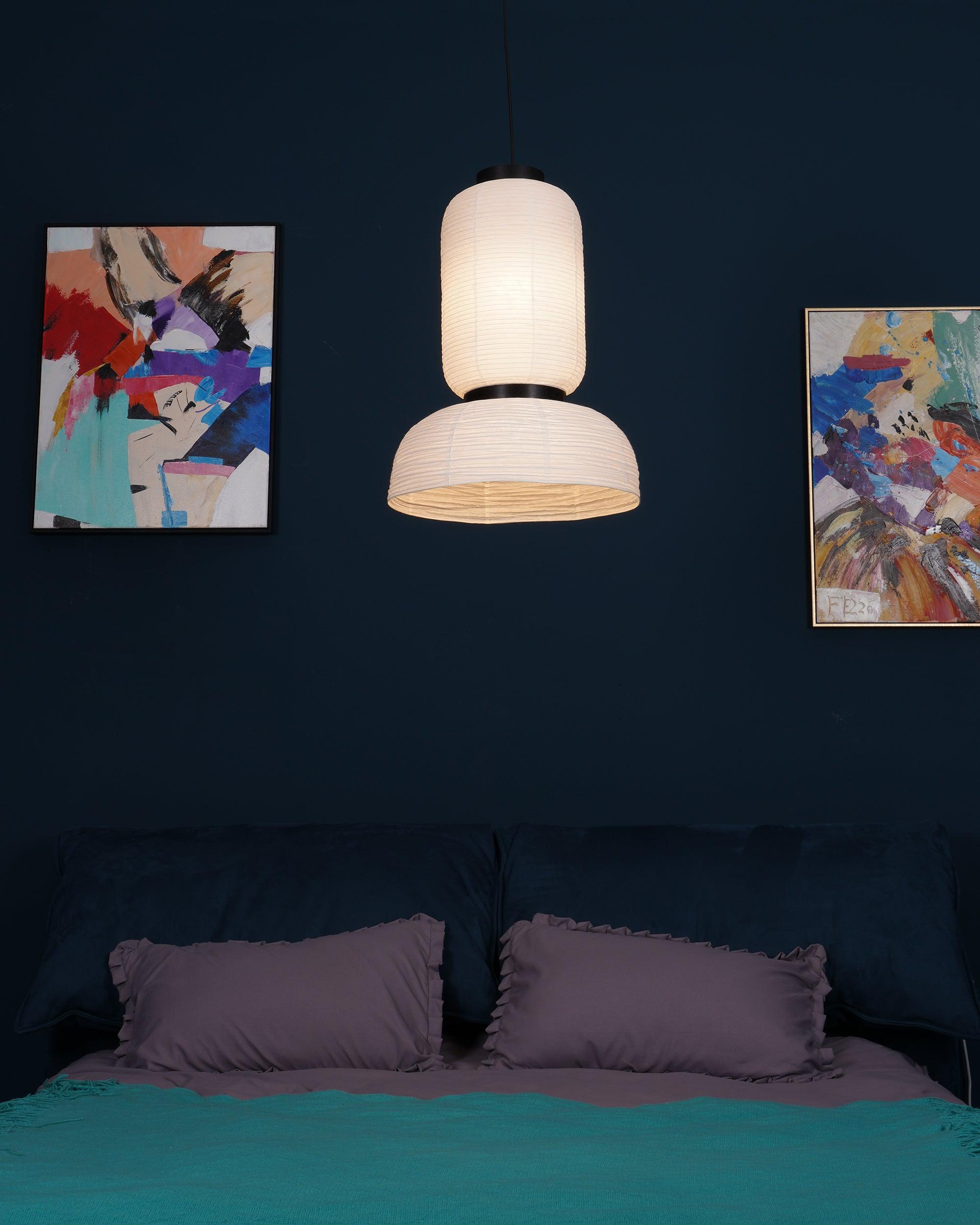 Tessire Lampe Suspendue Scandinave en Papier - Neutralighting