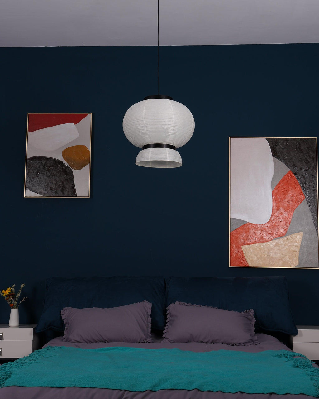 Tessire Lampe Suspendue Scandinave en Papier - Neutralighting