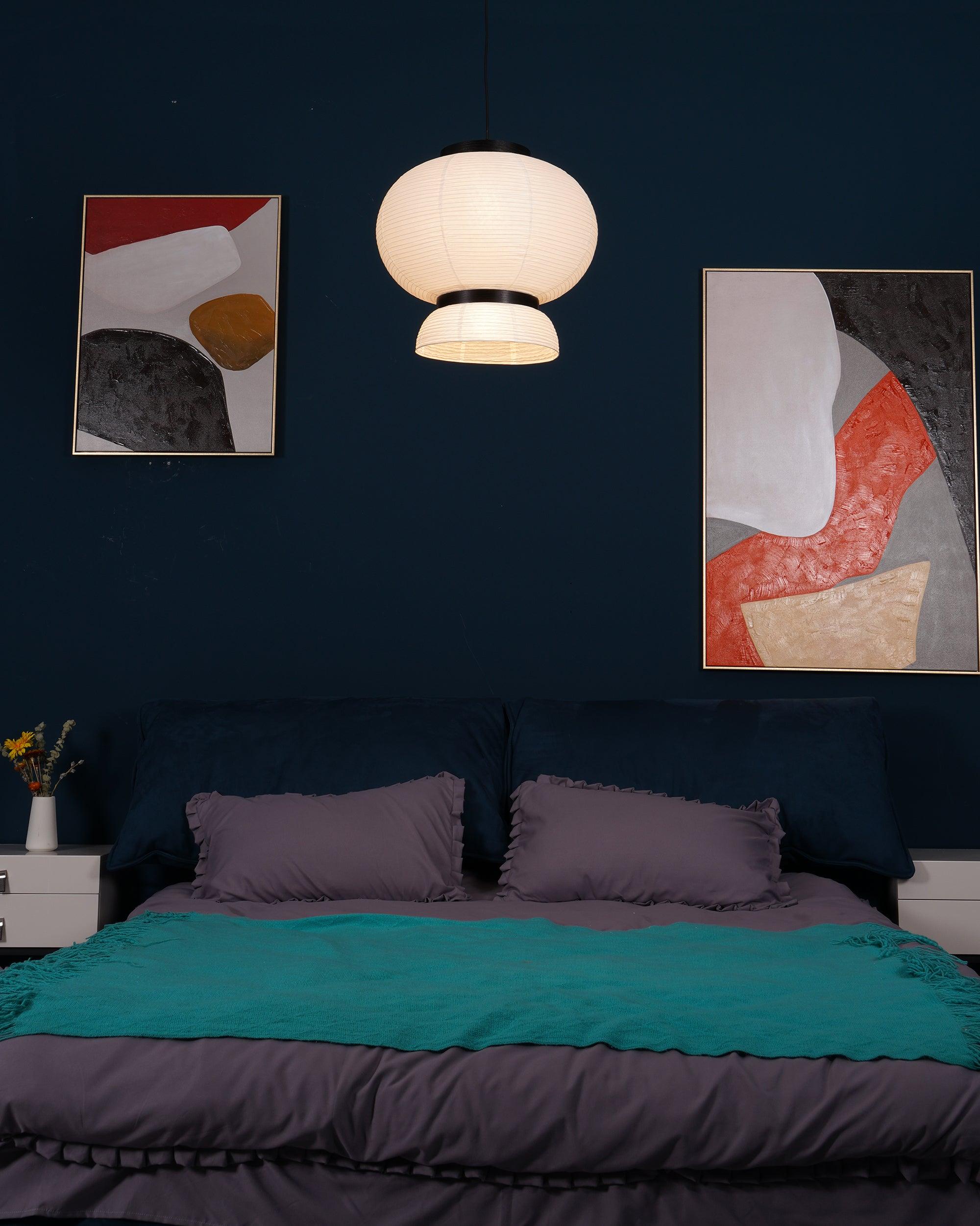 Tessire Lampe Suspendue Scandinave en Papier - Neutralighting