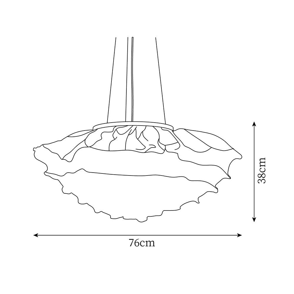 Forsyth Lampe Pendante Nuage Texturé Organique - Neutralighting