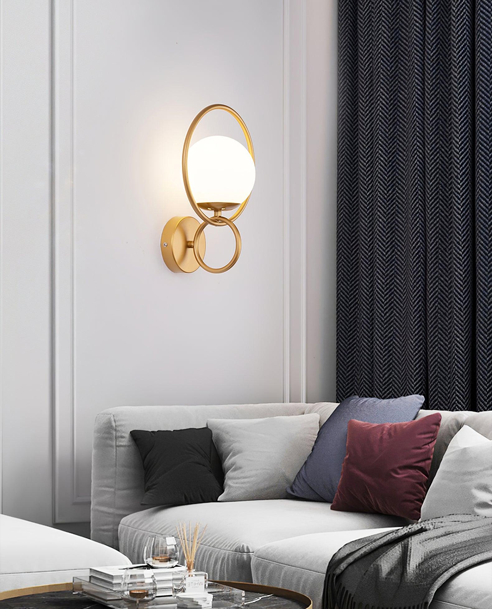 Zesilan Lampe Murale en Verre Moderne Élégante - Neutralighting