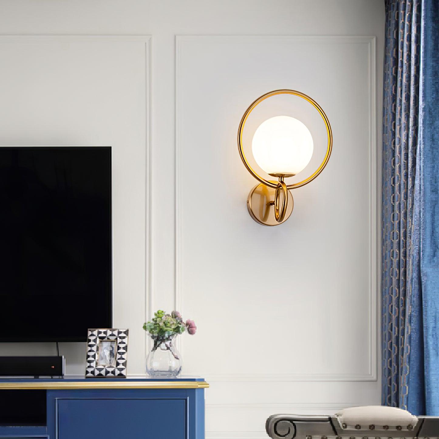 Zesilan Lampe Murale en Verre Moderne Élégante - Neutralighting