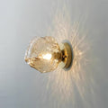 Gavli Applique Murale en Verre Ambre Texturé - Neutralighting