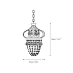 Abella Lustre Cristal Goutte de Larme - Neutralighting
