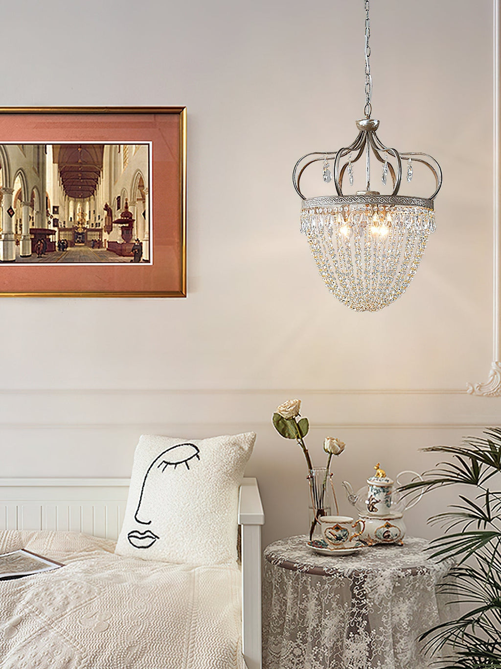 Abella Lustre Cristal Goutte de Larme - Neutralighting