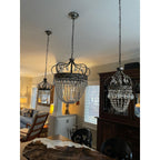 Abella Lustre Cristal Goutte de Larme - Neutralighting
