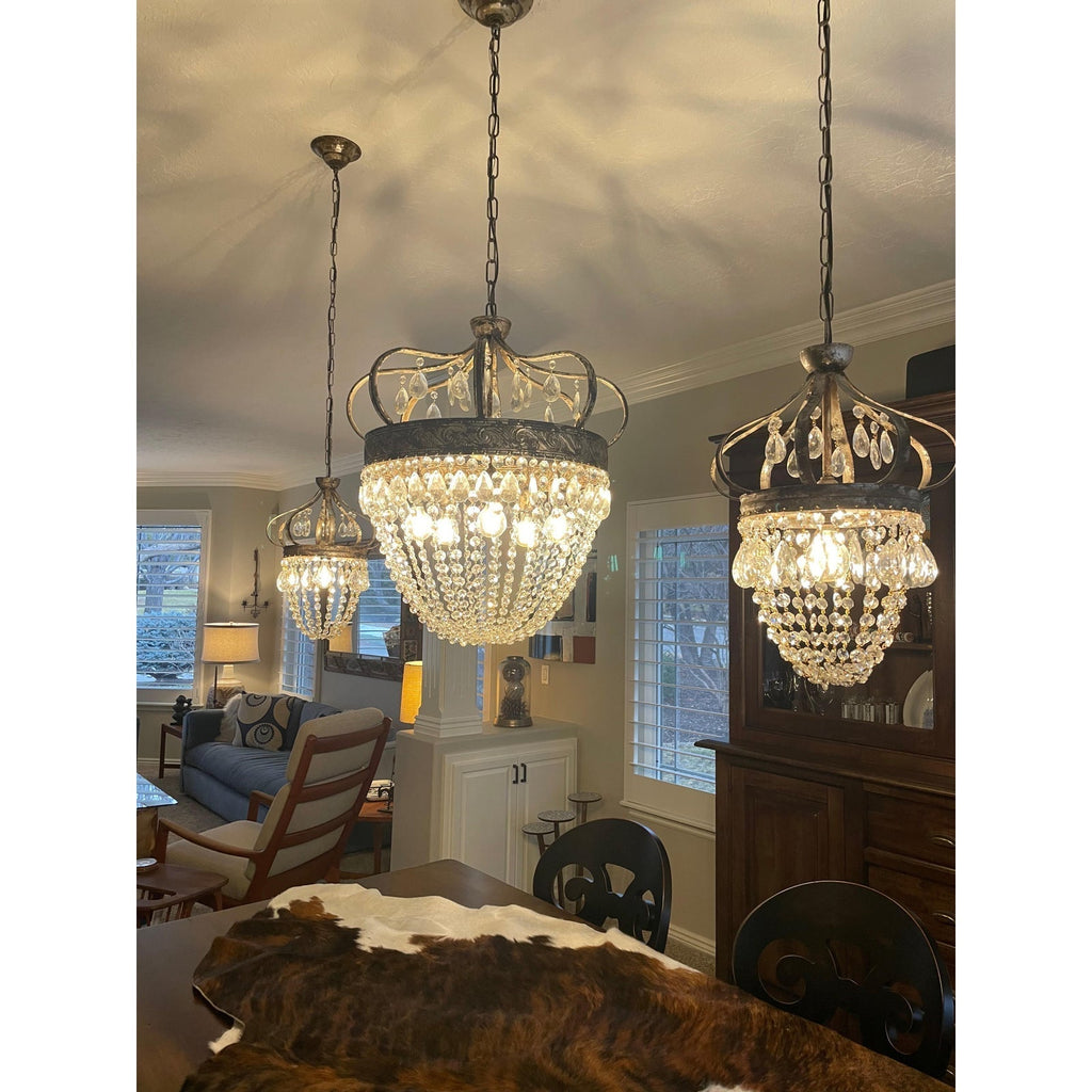 Abella Lustre Cristal Goutte de Larme - Neutralighting