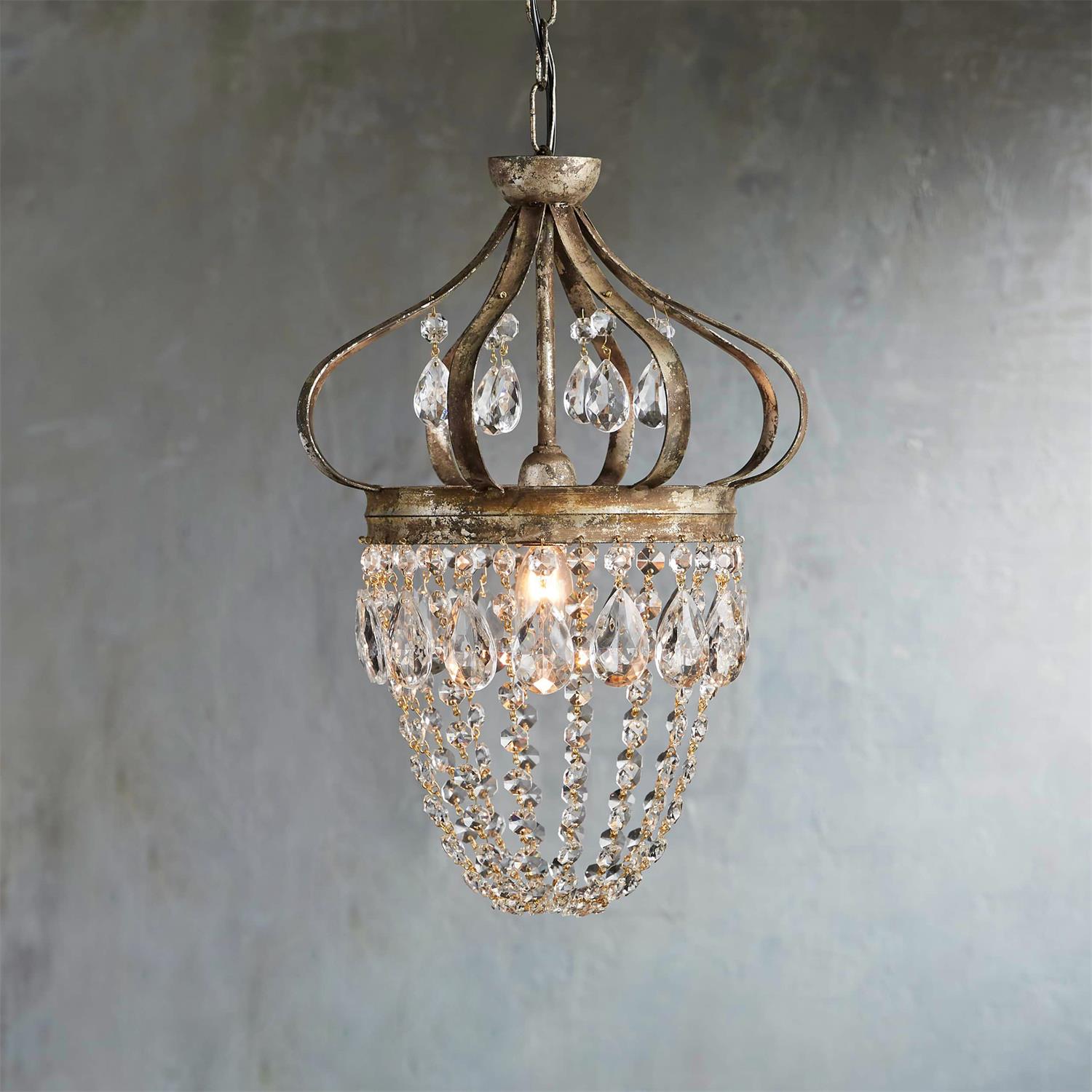 Abella Lustre Cristal Goutte de Larme - Neutralighting