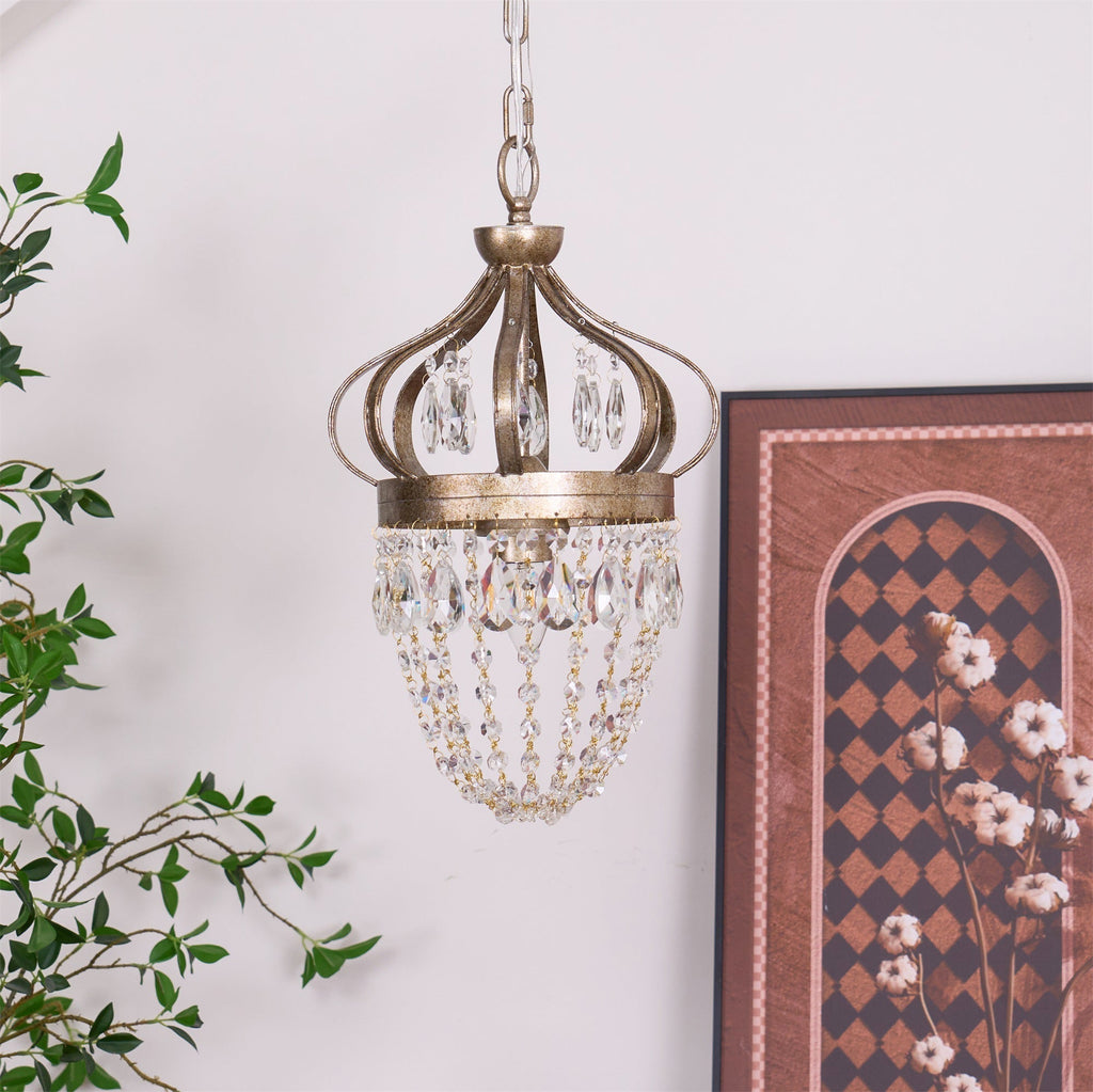 Abella Lustre Cristal Goutte de Larme - Neutralighting