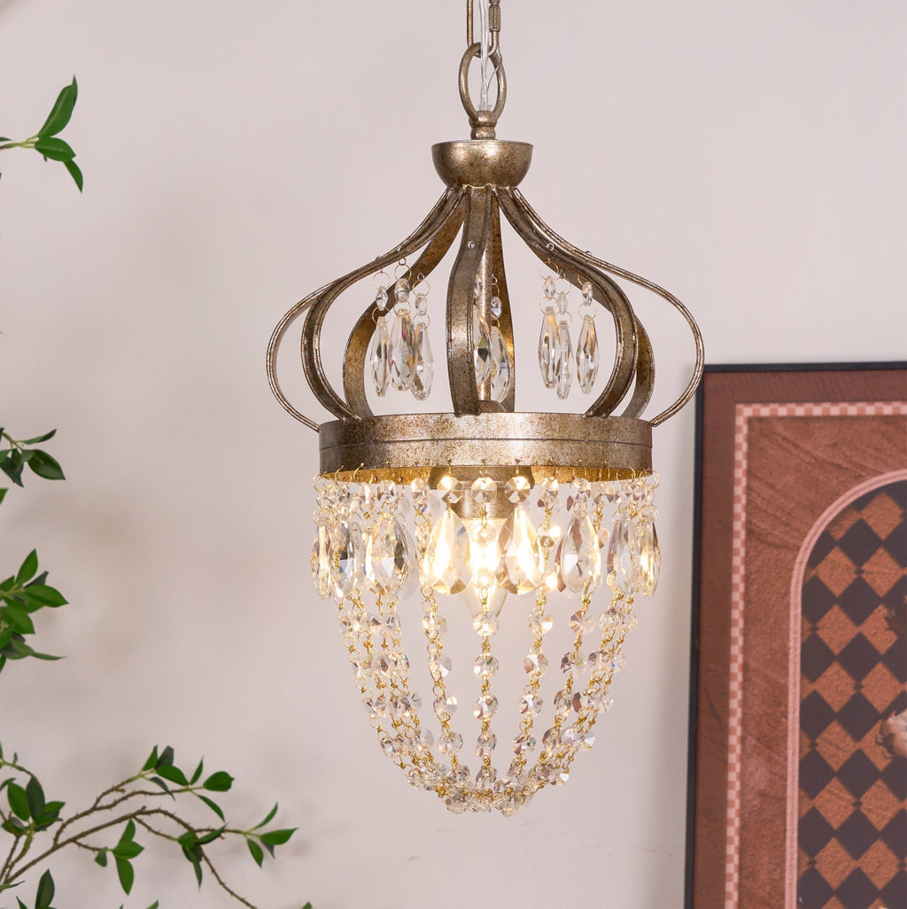 Abella Lustre Cristal Goutte de Larme - Neutralighting